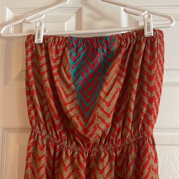 Brown and rust Maxi dress - Picture 2 of 6